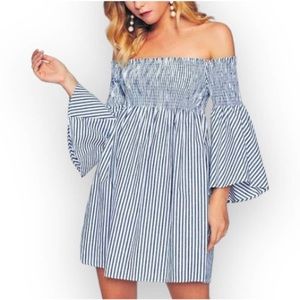 Zara Off the Shoulder Mini Dress